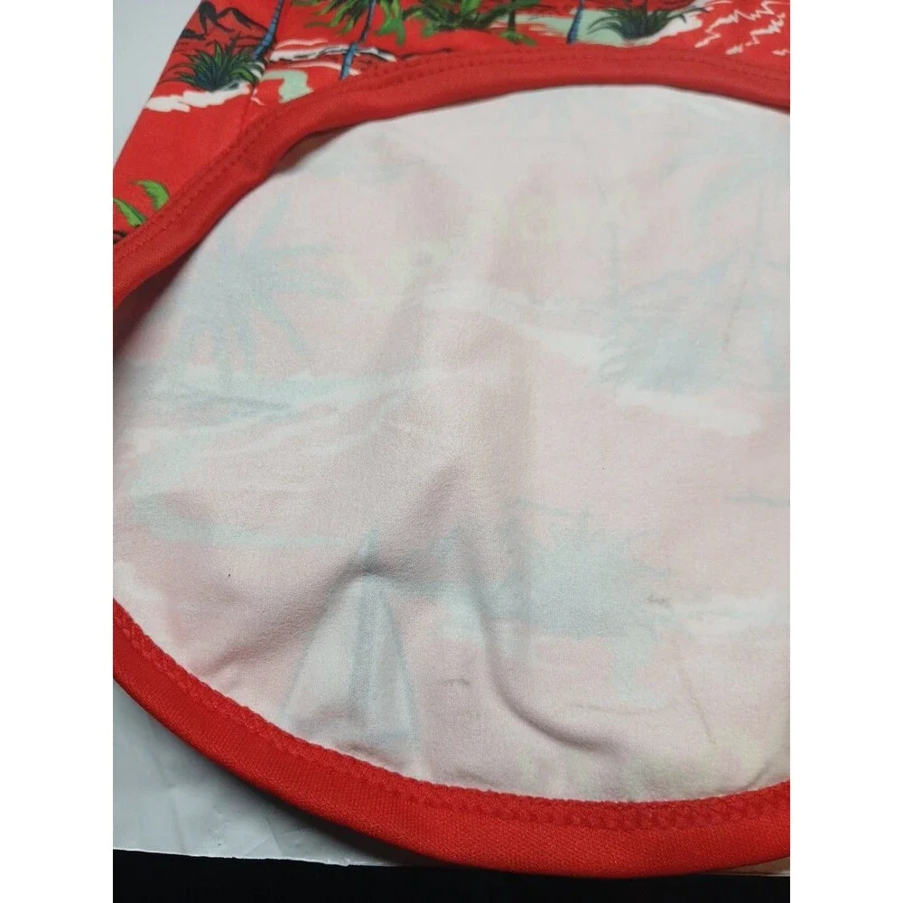 Dog Shirt Size M Red Boat Aloha
